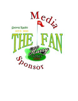 Media Sponsor The Fan